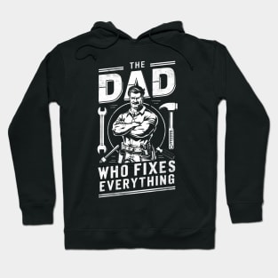 Fathers Day Worlds Best Dad Father Birthday Gift For Daddy Handyman Tools Funny Present DIY Carpenter Builder Hoodie